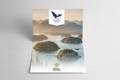 Sonora Resort gift card of folded paper with 'Welcome to Wild' text and logos on a gray background